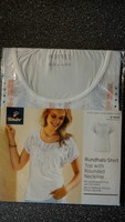 Damen Rundhals - Shirt, Gr. M 40 / 42, weiß, von Tchibo   NEU ( 987/7 )