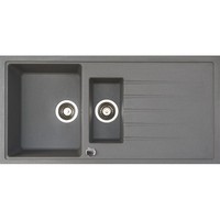 Victory Granitspüle grau 60er Einbauspüle Küchenspüle Spülbecken Drehexcenter