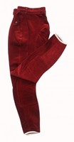 Damen Reithose Kniebesatz Cord Kentucky dunkelrot/weiß Gr.72 14-0401 *Neu* 