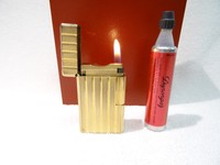 Dupont Feuerzeug in Gold - Linie 1 - gasdicht -