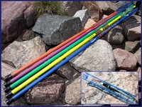 Balzer Modul Shika 3 m Tele Stipprute 3,00m Stippe Fertigangel Rot Blau Gelb usw