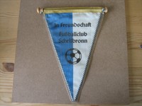 Wimpel, Dreieck-Wimpel, Fußball, Fußballclub Schellbronn