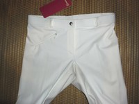  TOPANGEBOT NEU edle Damen CAVALLO CARA Turnier Vollbesatz Reithose weiß 88 44