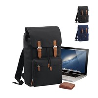 BagBase Rucksack Laptop Vintage Backpack Oldschool 18 Liter Laptopfach Neuware