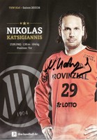 Nikolas Katsigiannis  THW Kiel 2015/2016 Handball Karte signiert - 264401