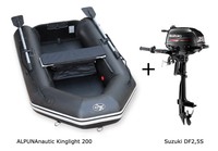 ALPUNA nautic Kinglight 200 ultraleichtes Schlauchboot + SUZUKI DF2,5S    BUNDLE