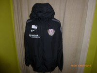 Dynamo Dresden Original Nike Matchworn Spieler Wind- Regen Jacke "Veolia" Gr.L