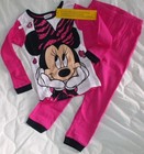 NWT Sz 4 4T Disney MInnie Mouse Pajamas Shirt Pants Girl 2 pc