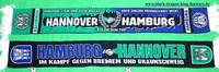 Hamburg Hannover Freundschafts-Schal "IM KAMPF" Ultra Fan Elbe Kurve +neu+