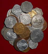 Republic/British India Mix Lot 35 George V Diff Mint & Year & OtherCoins (A691)