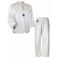 Kinder Taekwondo Anzug BONSAI weiß Gr. 110-150 + Weißgurt, Dobok Kampfsportanzug