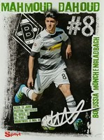 Dahoud Autogrammkarte AK im Borussia Mönchengladbach Trikot Saison 2016/17 NEU!