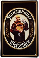 BIER WEISSBIER GERMAN BEER BLECHSCHILD 20x30 TIN SIGN 955