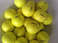 50 Titleist DT SoLo gelbe Golfbälle °°°°°°°°° AAAAA / AAAA Qualität ° Lakeballs