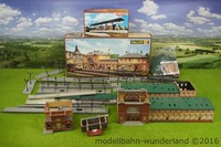 Vollmer Faller H0 KONVOLUT Bahnhof "Bonn" B-113 und Bahnsteig "Baden-Baden" 3559