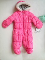 Carter's Baby Girl Snowsuit Bunting Pram Winter Outerwear Size 3 - 6 Months Pink