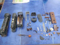 Paya Blechspielzeug Modelleisenbahn Konvolut Ersatzteile Spur 0 ? SPANIEN ? Nr.1