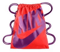 Nike Heritage Gymbag Turnbeutel Bright Crimson Purple Tasche Freizeit Sport