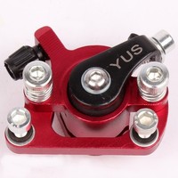 Bremssattel Bremse für Mach1 Benzin oder Elektro E-Scooter /Bremsanlage Rot 1779