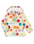 GYMBOREE COZY CUTIE POLKA DOT HOODED PUFFER JACKET 6 12 24 2T 3T 4T 5T NWT