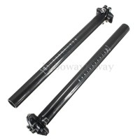 3K Voll Carbon Fahrrad Sattelstütze Federsattelstütze 350mm 27.2/ 30.8/ 31.6mm 