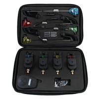 Drahtlose digitale wasserdicht Angeln Alarm 4 Angeln Bite Alarm+1 Empfänger