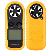 Digital LCD-Anemometer-Windgeschwindigkeit-Messinstrument Temperatur Tester C7S5