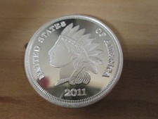10 oz of Silver 2011 Indian Head 999 Fine