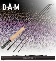 DAM Exquisite FLY G2, 4 teilig, Fliegenrute, verschiedene Grössen !