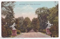 AK Stuttgart --Untere Anlagen Rossebändiger-- um 1910