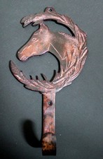 Horse Copper Brass Home Bathroom Hat Coat Clothes Towel Wall Hanger Hook 6737