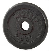 RioFit 2,5 Kg  Hantelscheibe Hantel-Scheibe Gewichte Scheiben 30/31mm Guss