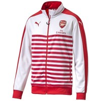 Puma Arsenal London T7 Anthem Jacket Trainingsjacke weiß-rot Kinder NEU 58092
