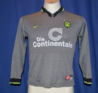 Trikot von Borussia Dortmund, Saison 1997-1998, Größe 152, Grau  -Sammlerstück-