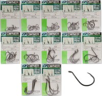 Owner SSW Haken Angelhaken Sortiment für Raubfisch, Karpfenhaken, Wallerhaken