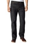 MSRP $68 LEVIS 501 SHRINK TO FIT JEANS STRAIGHT LEG BUTTON FLY BLACK RIGID 44X30