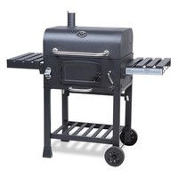 XL Smoker BBQ GRILLWAGEN Holzkohle Grill Grillkamin Standgrill Räucherofen NEU