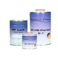 2 LITER KOMPLETT SET AUTOLACK KLARLACK HÄRTER IN IHRER WUNSCHFARBE SPRITZFERTIG
