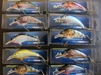 AEW HANDMADE WOBBLER 6CM 10 FARBEN KÖDER FÜR FORELLE BARSCH LURES JERKBAIT