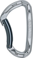 Edelrid Pure Bent silver Karabiner Schnappkarabiner Klettern Bergsport