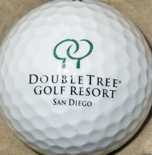 (1) Double Tree Golf Resort San Diego California Logo Golf Ball