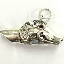 New listing
Collectable Edwardian Style Boar With Ruby Eyes Whistle 925 Sterling Silver