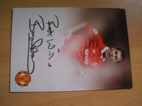 original Bryan Robson -Autogrammkarte,Fussball,Sport