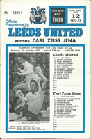 EC 1972/73 Leeds United – Carl Zeiss Jena