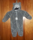 Falls Creek Pram Snowsuit with hide-away mittens- gray - Size 3-6 mo. NWT