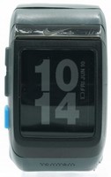 Nike+ SportWatch GPS Laufuhr powered by TomTom, schwarz mit blauer Innenseite, o