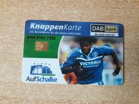 Knappenkarte FC Schalke 04-Motiv Emile Mpenza