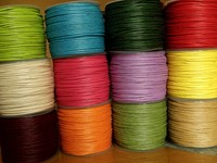 5 METER Baumwollkordel (0,32 €/m) gewachst 2 mm Perlenschnur Kordel 20 FARBEN