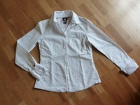 Gaastra Bluse, Damenbluse, weiß,  Gr. M (Gr. 38) , sehr edel,  Original