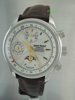 Armand Nicolet Tramelan Complet Calendar Moonphase Stahl/ Lederband
